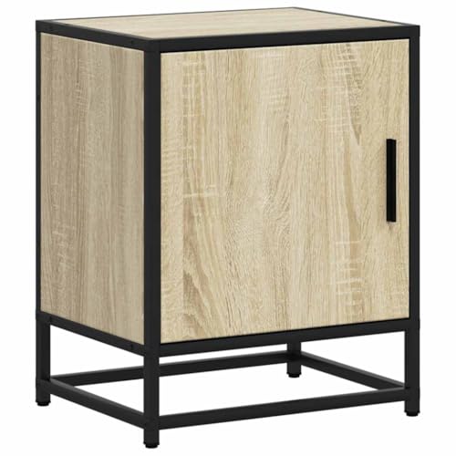 Nachttisch Sonoma-Eiche 40x31x50 cm Holzwerkstoff und Metall,848711