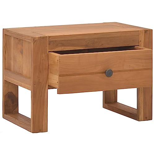 Nachttisch 50x30x35 cm Teak Massivholz,326123